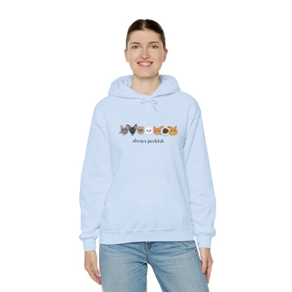Always Peckish Cozy Cat Hoodie