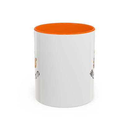 Coffee Mug - Orange Cat Holding Bubble Tea